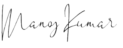 Manoj Kumar Signature